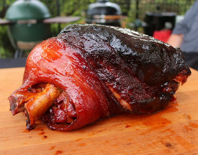 Smoked Pork Picnic Recipe for Pulled Pork on a Big Green Egg