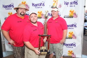Taking home a trophy for shoulders at Smoking Aces BBQ Cook-Off