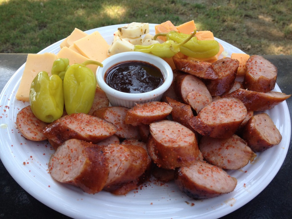 Sausage and Cheese Plate