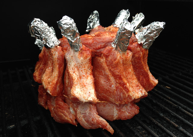Smoked Crown Roast of Pork