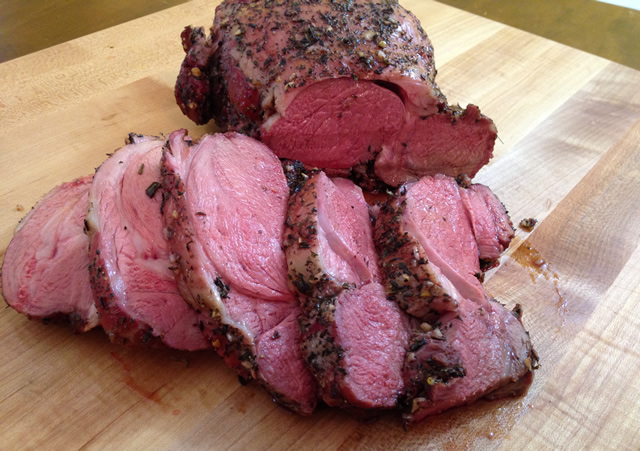 Sliced Leg of Lamb