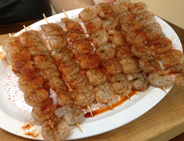 Grilled BBQ Shrimp Po’Boy