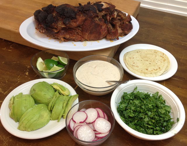 Pork Carnitas with Mexican Style Pulled Pork