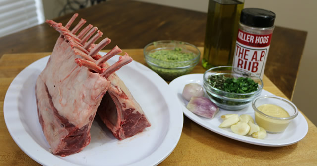 grilled rack of lamb recipe