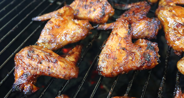 thai style grilled wings