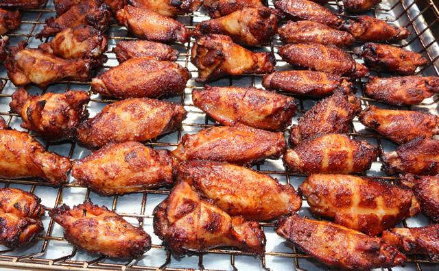 smoked party wings