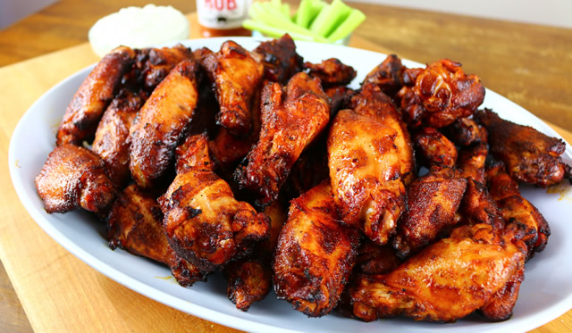 smoked party wings