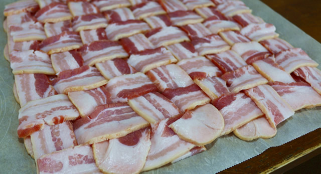 Plaited Bacon