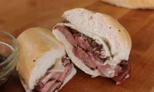 Smoked French Dip Sandwich
