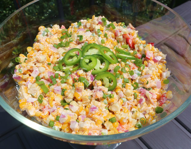 grilled corn salad