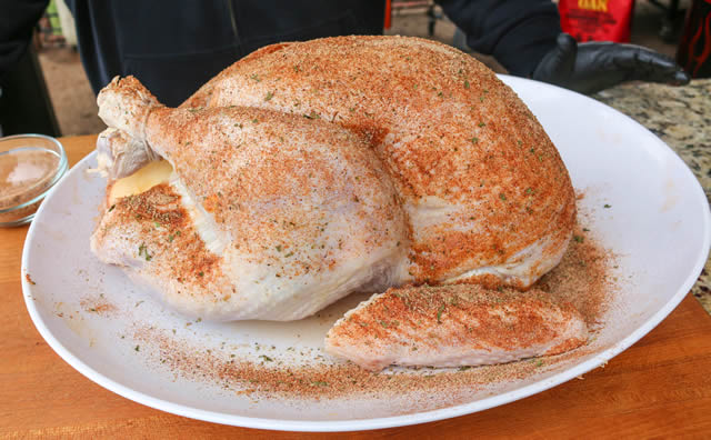 Cajun Seasoned Smoked Turkey Recipe