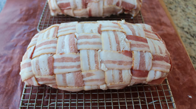 Bacon Wrapped Mini Turducken Recipe