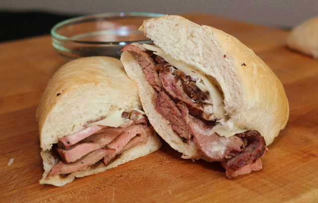 Smoked French Dip Sandwich Recipe - French Dip on Smoker