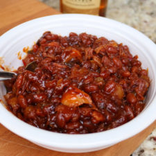 Apple Bourbon BBQ Beans Recipe image