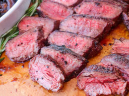 Grilled Hanger Steak Recipe Cooked On A Ceramic Grill