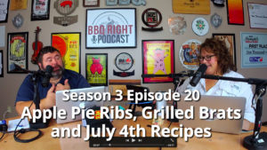 Apple Pie Ribs Recipe, Grilled Brats and July 4th Recipes