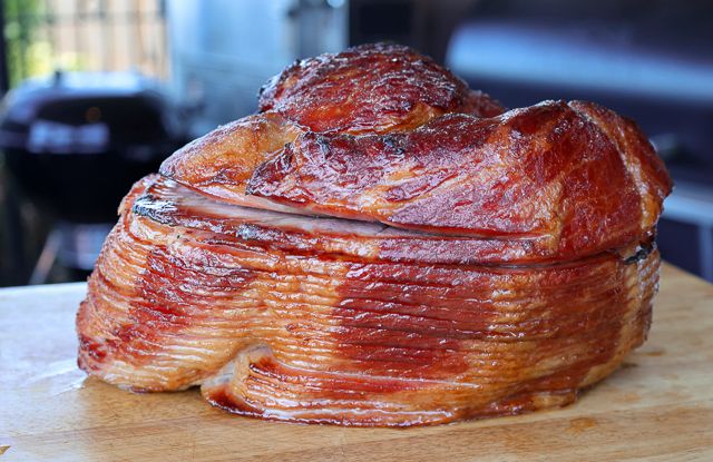 maple glazed ham