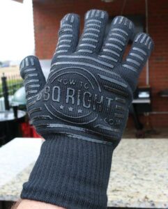 How to BBQ right grill gloves. 