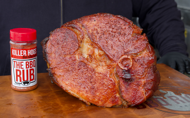 Smoked Ham With Brown Sugar Ham Glaze - Grilling, Smoking, Living