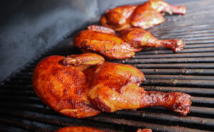 Barbecue Chicken Halves
