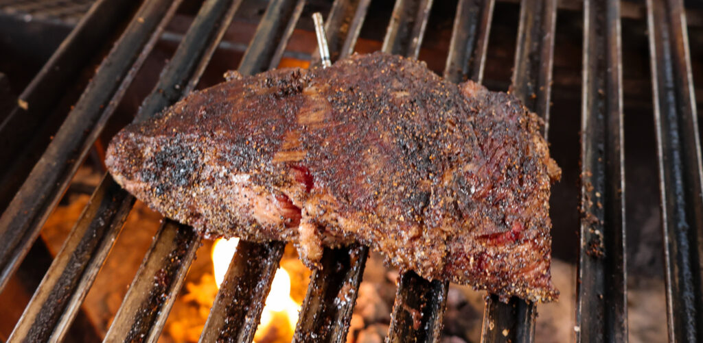 open fire tri tip