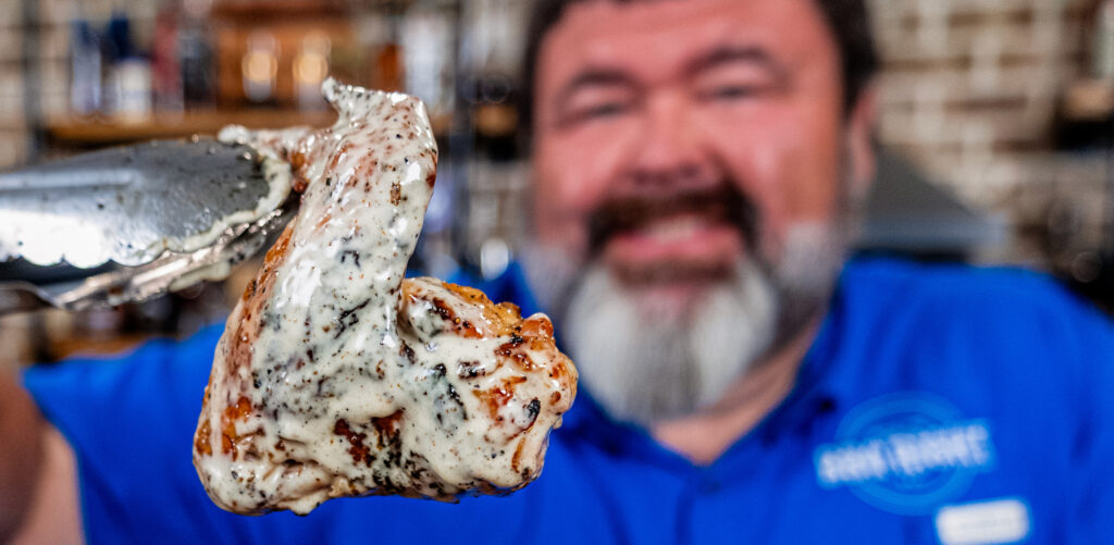 white sauce wings